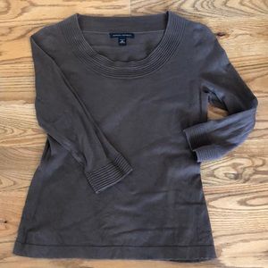 Banana republic taupe 3/4 sweater